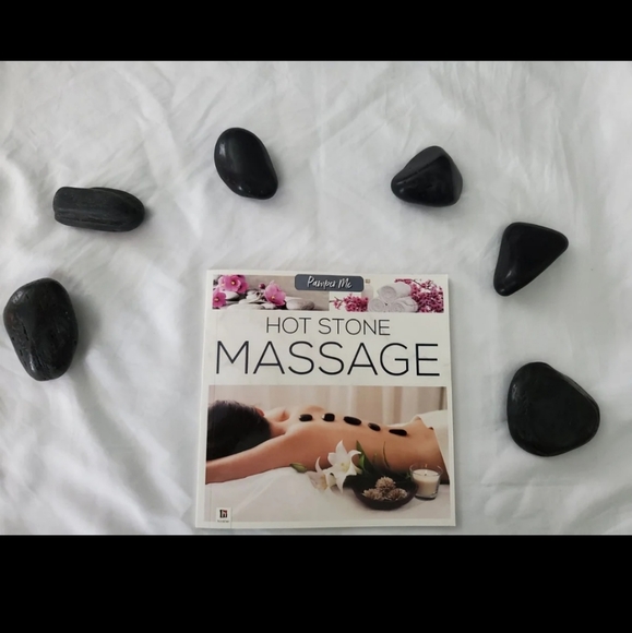 New in box massage stones and book - Picture 3 of 5